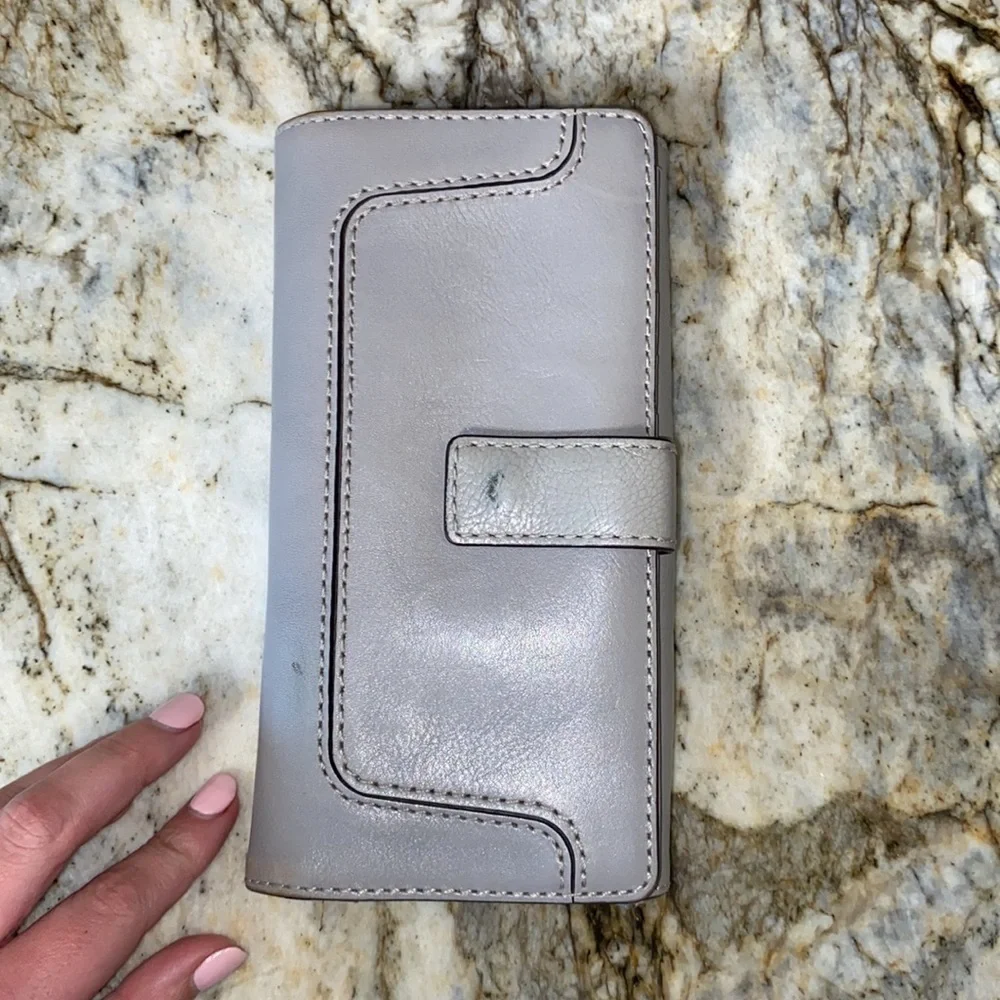 Unique Large Grey Michael Kors Wallet